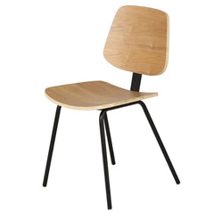 ZAGO Chair Erra metal legs natural ash