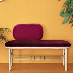 HARTO Bench Eustache Burgundy