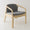 ORCHID EDITION Armchair Hublot Rattan Mood Grey
