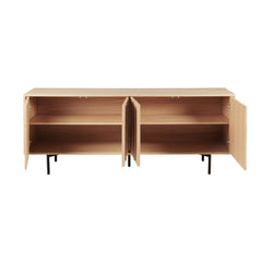 ZAGO Sideboard Hyma metal legs oak 200cm