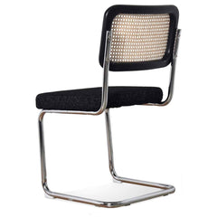 OPJET PARIS Chair Capsule Black Terry Fabric Cane Backrest