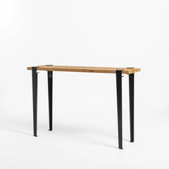 TIPTOE Console Table Lima Reclaimed Wood Steel Legs