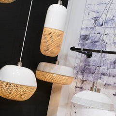 GOOD&MOJO Suspension Light Mekong Double Shades 60x33cm