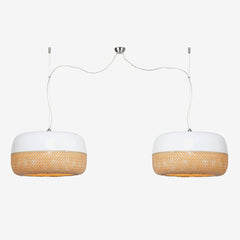 GOOD&MOJO Suspension Light Mekong Double Shades 60x33cm