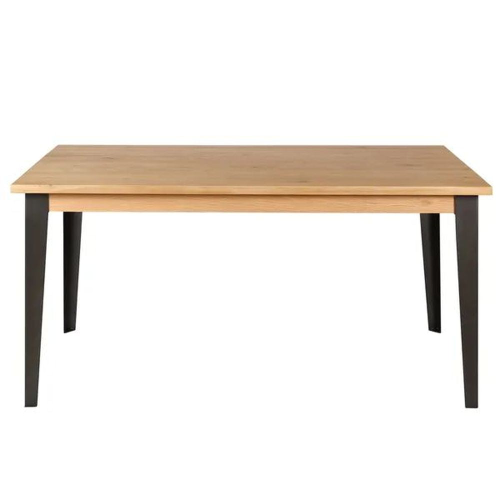 ZAGO Extendable Dining Table Manhattan metal legs oak