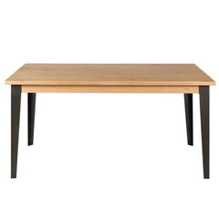 ZAGO Extendable Dining Table Manhattan metal legs oak