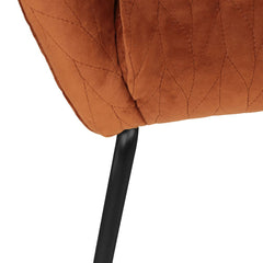 ZAGO Armchair Marco Metal Legs Velvet