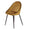 ZAGO Dining chair Maya metal legs velvet