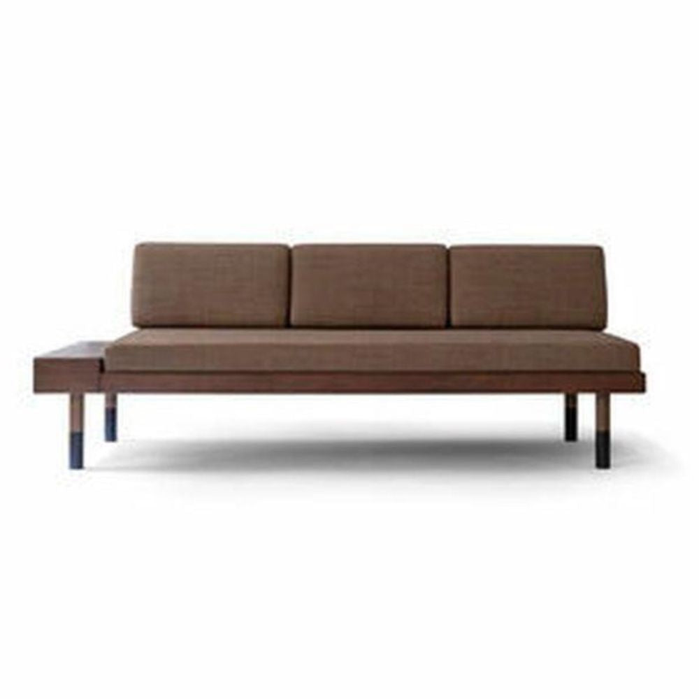 KANN DESIGN Sofa Mid Wool Fabric Brown