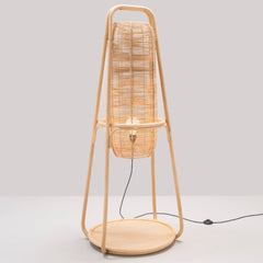 ORCHID EDITION Floor Lamp Nacelle Rattan
