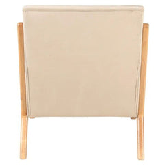 ZAGO Armchair Naia wood legs velvet