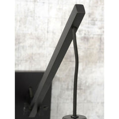 GOOD&MOJO Wall Light Palawan Black Swing Arm 40cm