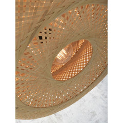 GOOD&MOJO Wall Light Palawan Natural Swing Arm 40cm