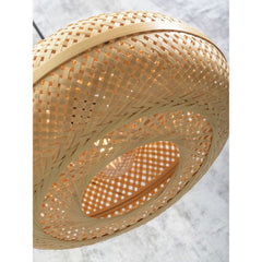GOOD&MOJO Wall Light Palawan Natural Swing Arm 40cm