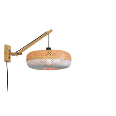 GOOD&MOJO Wall Light Palawan Natural Swing Arm 40cm