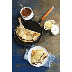 STAUB Pancake Pan Round Wood Handle 28 cm