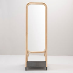 ORCHID EDITION Standing Mirror Panô Rattan 163cm