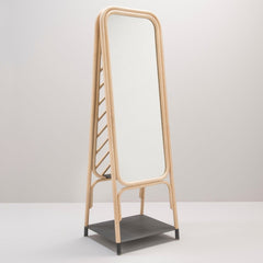 ORCHID EDITION Standing Mirror Panô Rattan 163cm