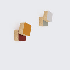 DRUGEOT Coat Hook Offset Red And Yellow