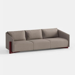 KANN DESIGN Sofa Timber 4 Seater Taupe Grey