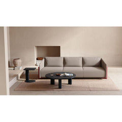 KANN DESIGN Sofa Timber 4 Seater Taupe Grey