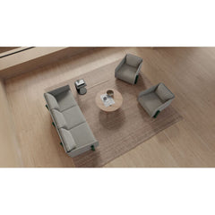 KANN DESIGN Sofa Timber 4 Seater Grey