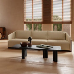 KANN DESIGN Sofa Timber 4 Seater Taupe Grey