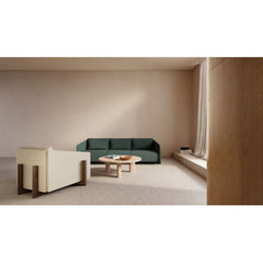 KANN DESIGN Sofa Timber 4 Seater Green