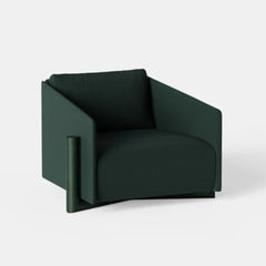 KANN DESIGN Sofa Armchair Timber 1 Seater Green