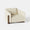 KANN DESIGN Sofa Armchair Timber 1 Seater Cream