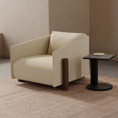 KANN DESIGN Sofa Armchair Timber 1 Seater Cream