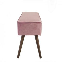 ZAGO Bench Popy wood legs velvet 100cm