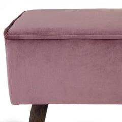 ZAGO Bench Popy wood legs velvet 100cm