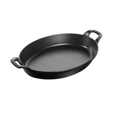 STAUB Baking Dish Oval Iron 24 cm