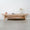 DRUGEOT Coffee Table Amac oak & leather 140cm