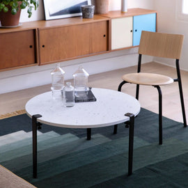 TIPTOE Coffee Table Venezia Recycled Plastic Steel Legs ø80cm