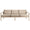 VINCENT SHEPPARD Lounge Sofa David 3-Seater Teak Outdoor