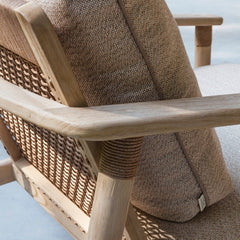 VINCENT SHEPPARD Lounge Sofa David 3-Seater Teak Outdoor