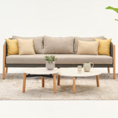 VINCENT SHEPPARD Lounge Sofa Lento 3-Seater Teak Outdoor