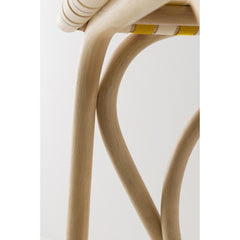 ORCHID EDITION Bar Stool Virage Rattan 83cm Green & Yellow
