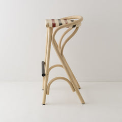 ORCHID EDITION Bar Stool Virage Rattan 83cm Red & Green
