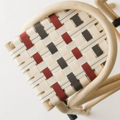 ORCHID EDITION Bar Stool Virage Rattan 83cm Red & Green