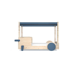 MATHY BY BOLS Canopy Kids Bed Discovery pine wood 90x190cm